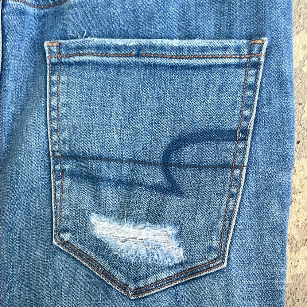 EUC American Eagle Outfitters Skinny highest rise Distressed jegging - Picture 14 of 16